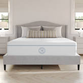 Martha Stewart Corbin Wooden Platform Bed With Headboard And Footboard ...